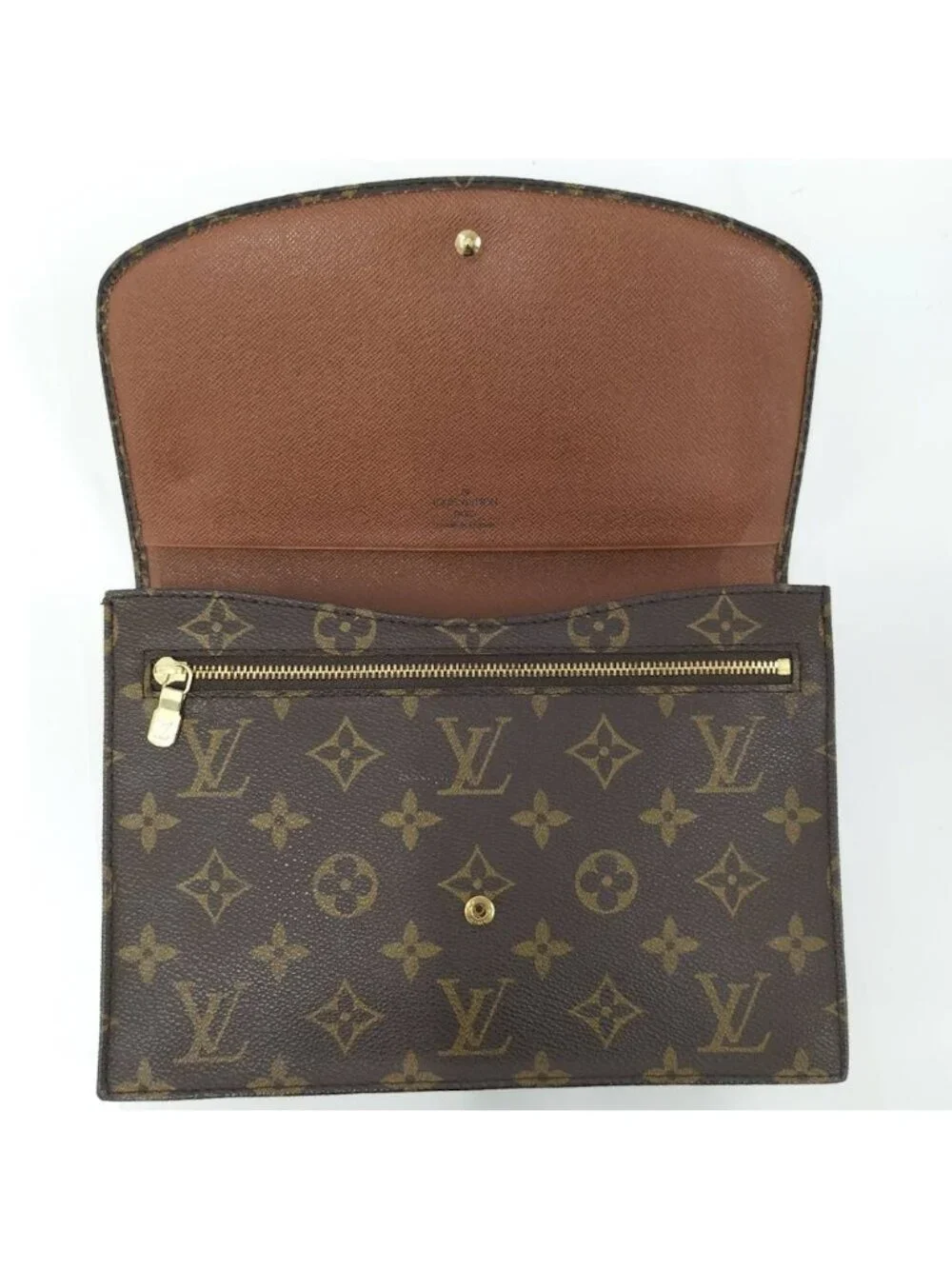 Louis Vuitton Clutch Pouch Pochette Mule Monogram